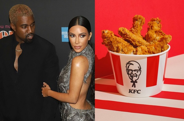 KFC Creates Celebratory Fried Chicken Bucket For Kim Kardashian &amp; Kanye West  - DesignTAXI.com