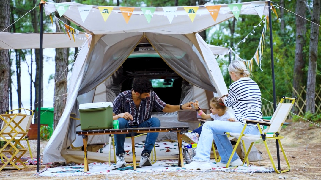 Tentsla Converts Your Tesla Into A Glamping Site You Can Drive