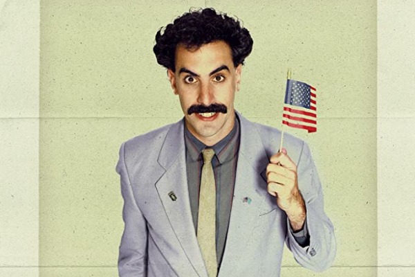 Sacha Baron Cohen reprises as Borat in a fake video supporting Donald Trump...