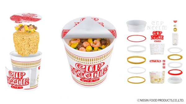 Tasty Looking Cup Noodle Model Kit With A Shelf Life That Beats Them All Designtaxi Com