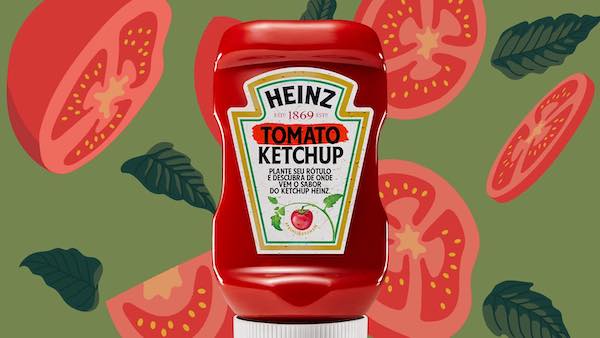 Heinz Ketchup celebrates main ingredient with plantable tomato seed labels