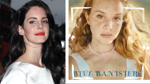 Lana del Rey CD / blue banisters / aesthetic png