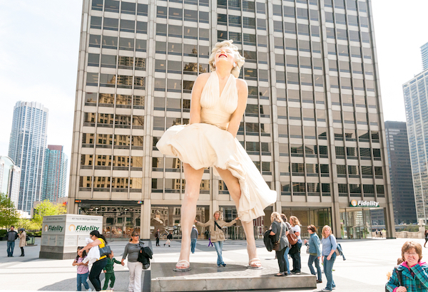 Backlash hits giant Marilyn Monroe statue for 'forcing upskirting