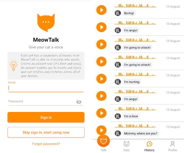 MeowTalk' App Translates Cats' Meows Into Words Humans Can Understand - DesignTAXI.com