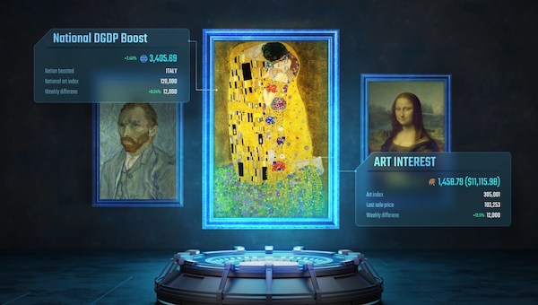 Blockchain Metaverse DeNation Debuts Free Art Token