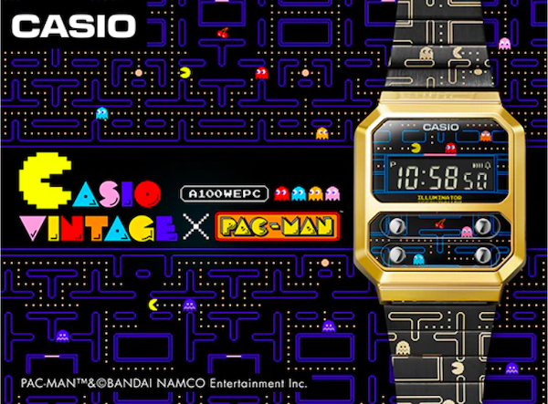 Casio Chomps Into 80s Video Game Vibes With Retro PAC MAN Watch