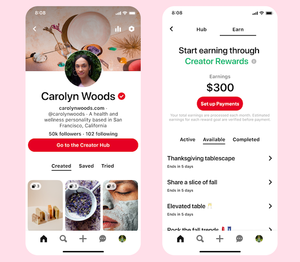 Pinterest Invests $20M Into Getting Creators Paid To Encourage Inspiring  Content - DesignTAXI.com