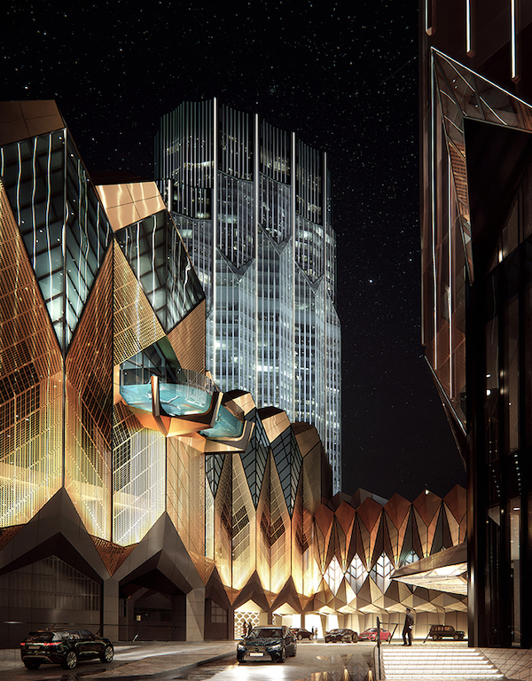 Old Hollywood Meets Eco Architecture In Art Deco Resort By Zaha Hadid Architects DesignTAXI Com