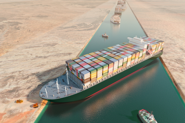 Google Sneaks In Suez Canal Easter Egg After Ship Finally Gets Unblocked -  DesignTAXI.com