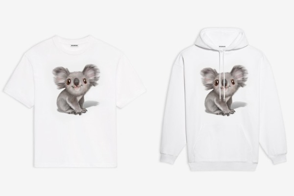 balenciaga koala hoodie