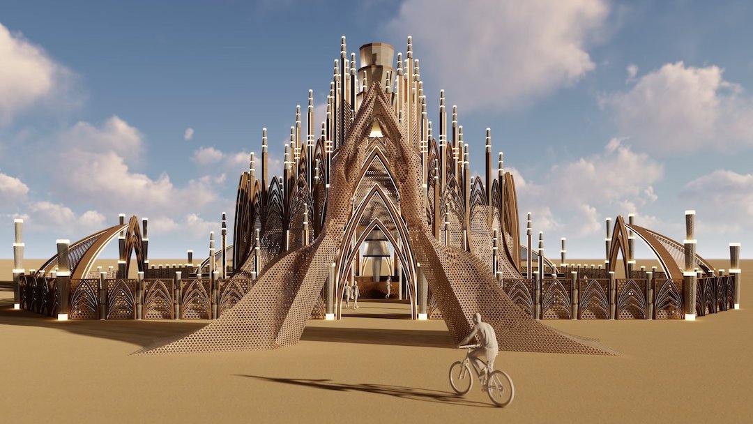 Burning Man Reveals 2024 Temple, A Beacon Of Togetherness