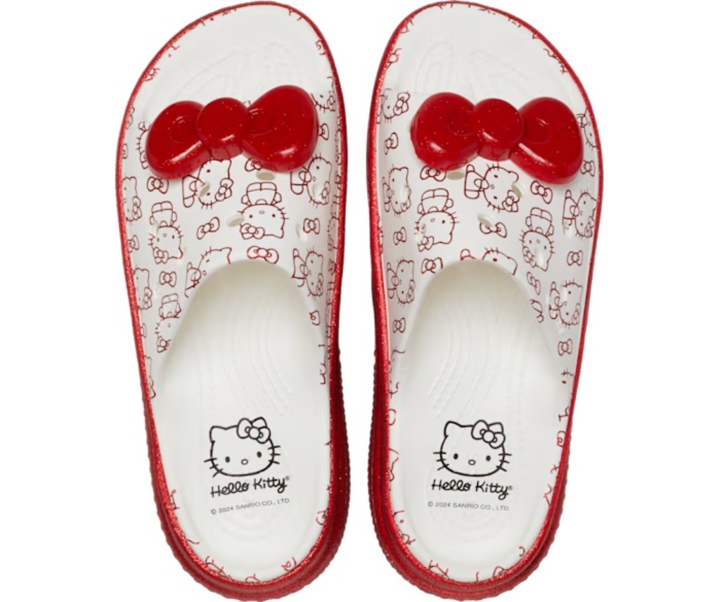 Crocs Gets Purrfectly Kawaii With ‘Hello Kitty’ 50th-Anniversary Heels ...