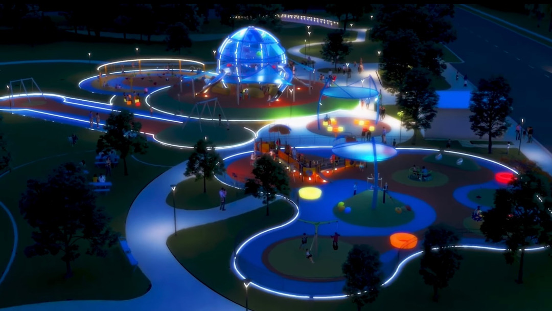 First Glow-In-The-Dark Playground In America Sees The Light, Breaks ...