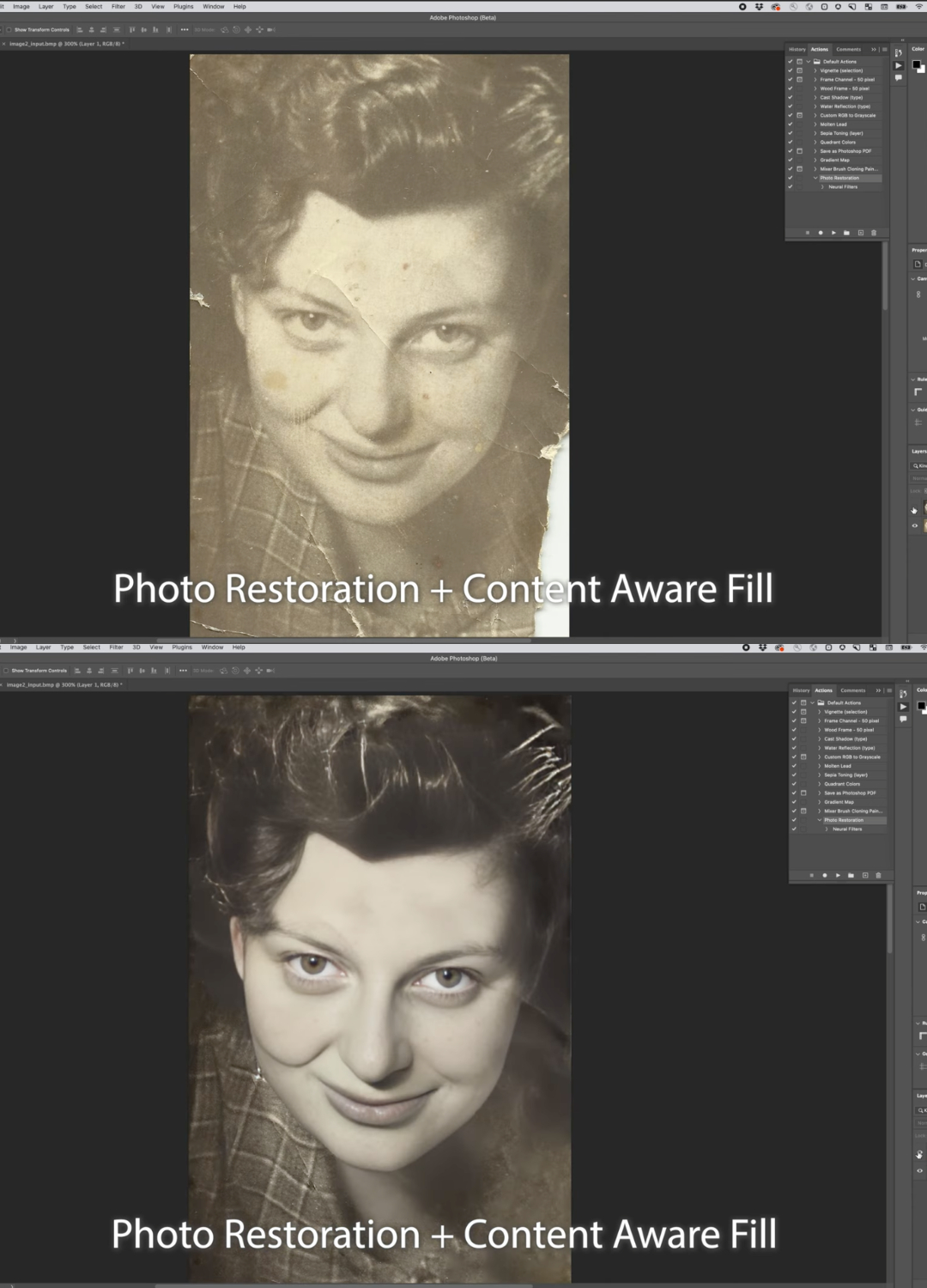 photo restoration filter photoshop free download