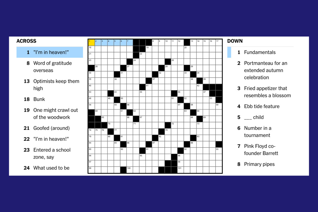 NYTimes Crossword With Fun Whirlpool Shape Irks For Resembling