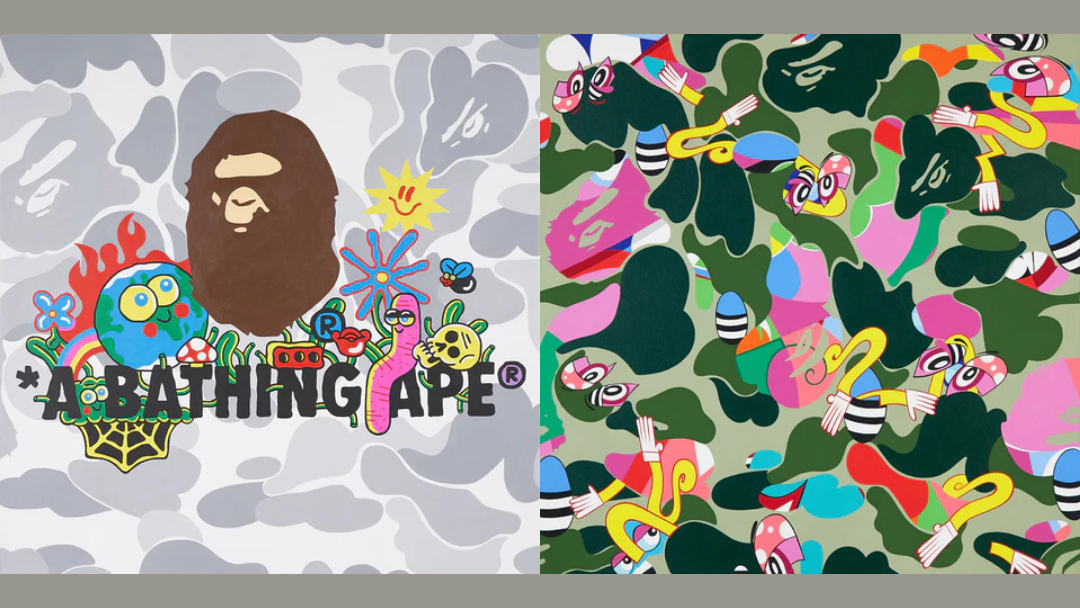 BAPE Releases 30th-Anniversary Prints With Artists Reimagining Logo ...