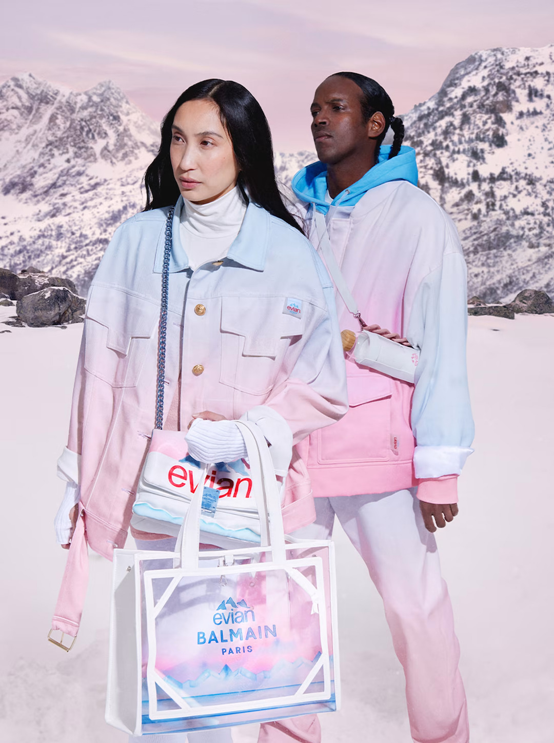 Balmain Teams Up With Evian On Ready-To-Wear Collection To Spotlight ...