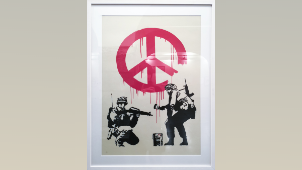 Banksy’s Anti-War Artwork Raises Money For Kyiv Children’s Hospital ...