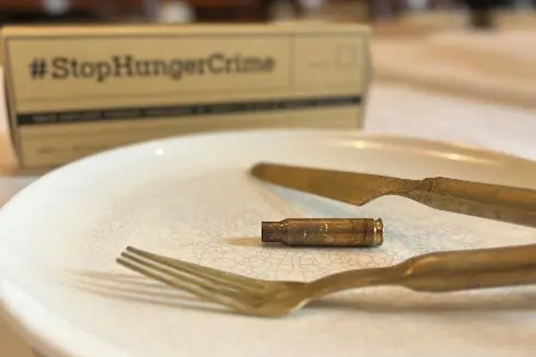 Anti-Hunger Charity Opens Doors To ‘Conflict Café’ With Cutlery Made Of ...