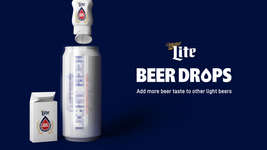 Miller Lite Launches ‘Beer Drops’ For Other Beers So They Don’t Taste