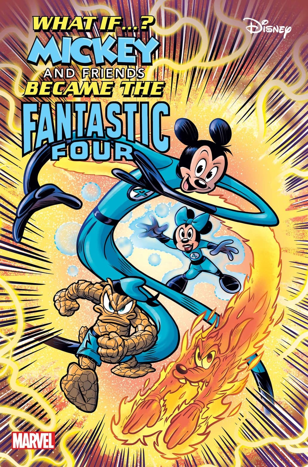 Marvel Envisions Mickey Mouse & Friends As The Fantastic Four In New ...