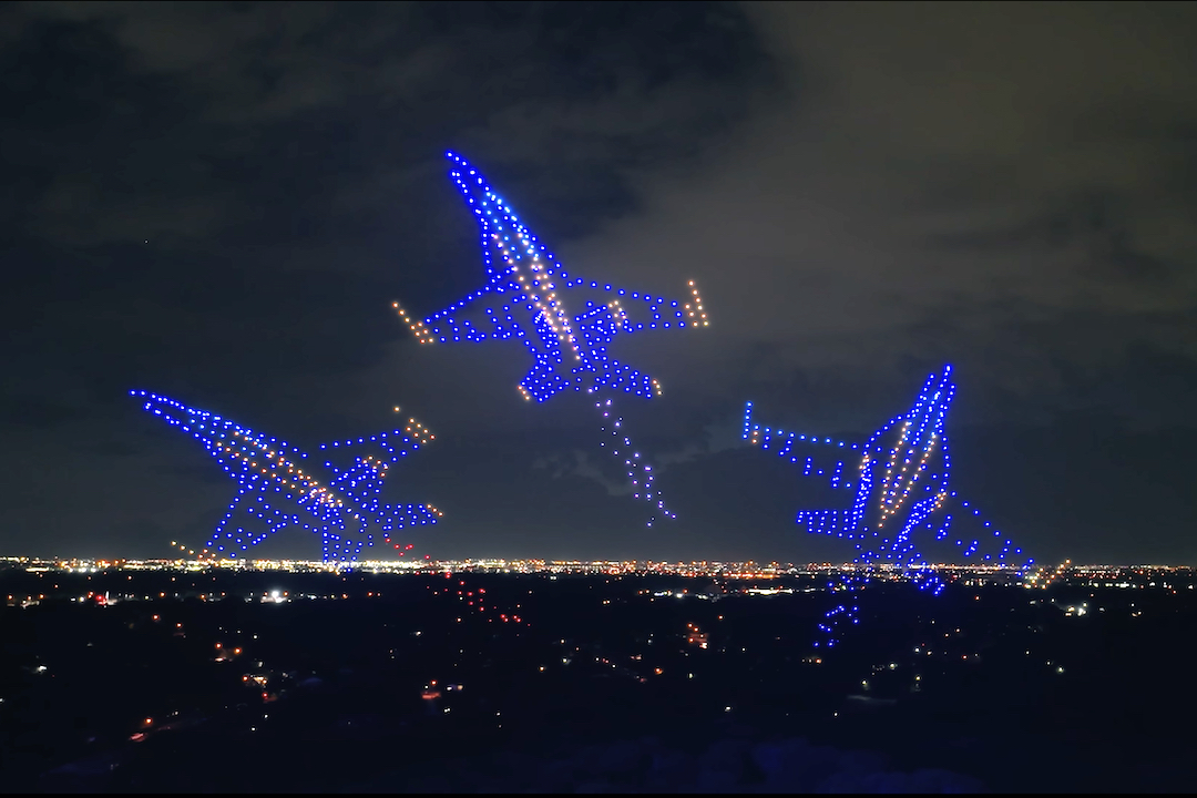 4th Of July Drone Show Sets World Record With Over 1,000 Flying Light