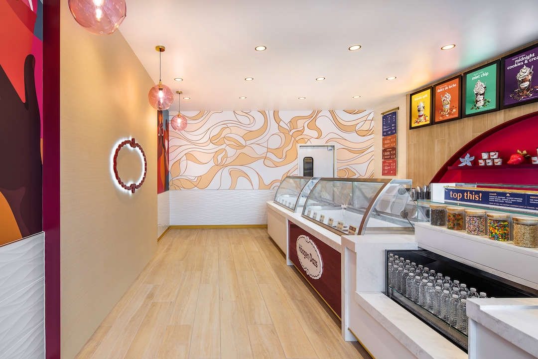 Häagen-Dazs Redesigns Ice Cream Shops In A Look Inspired By Playful ...