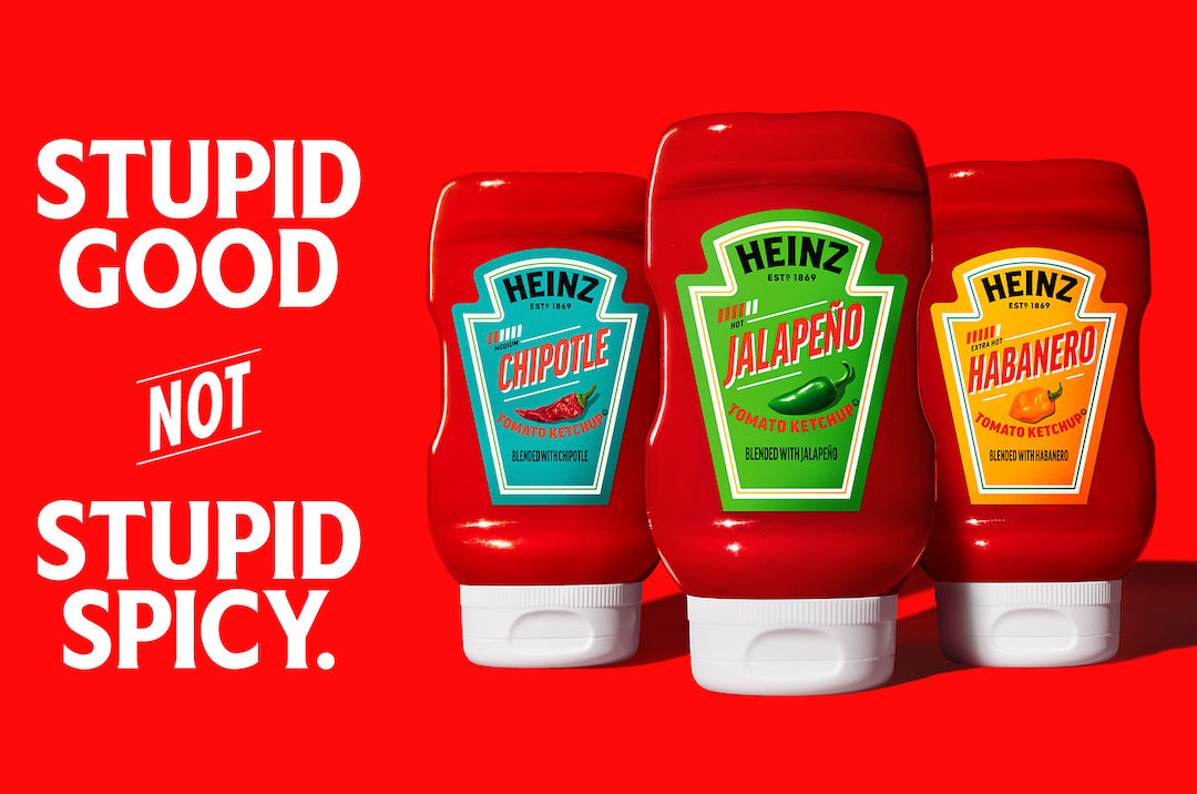 Heinz’s ‘Stupid Good, Not Stupid Spicy’ Ketchups Won’t Send You Phoning