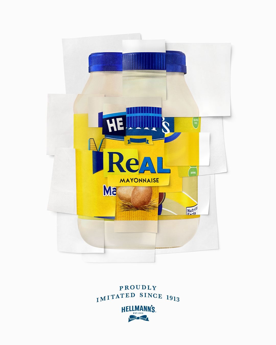 Hellmann’s Puts Together Mayo Jar Made Up Of Wannabe Rivals’ Bottles ...