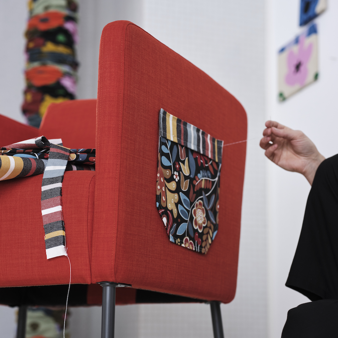 IKEA Swaps Out Furniture For Fabrics With Vibrant Line That’s Sew ...