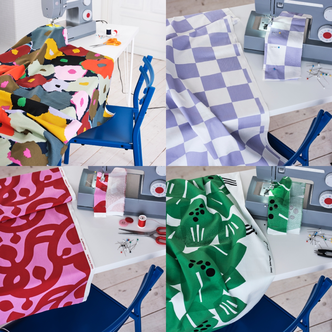 IKEA Swaps Out Furniture For Fabrics With Vibrant Line That’s Sew ...