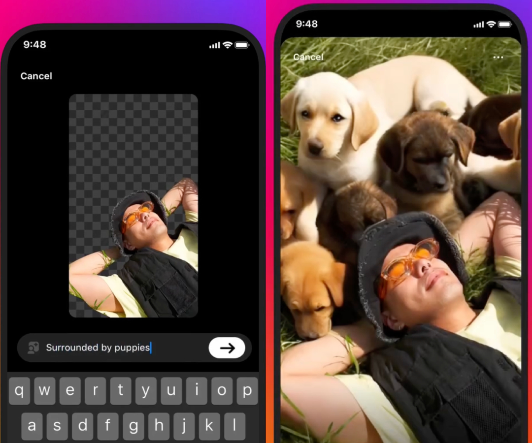 Instagram launches ai background editor to replace drab backdrops in a