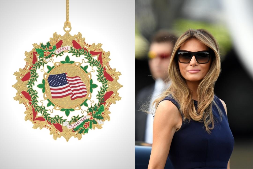 Former First Lady Melania Trump Unveils NFT Holiday Ornament