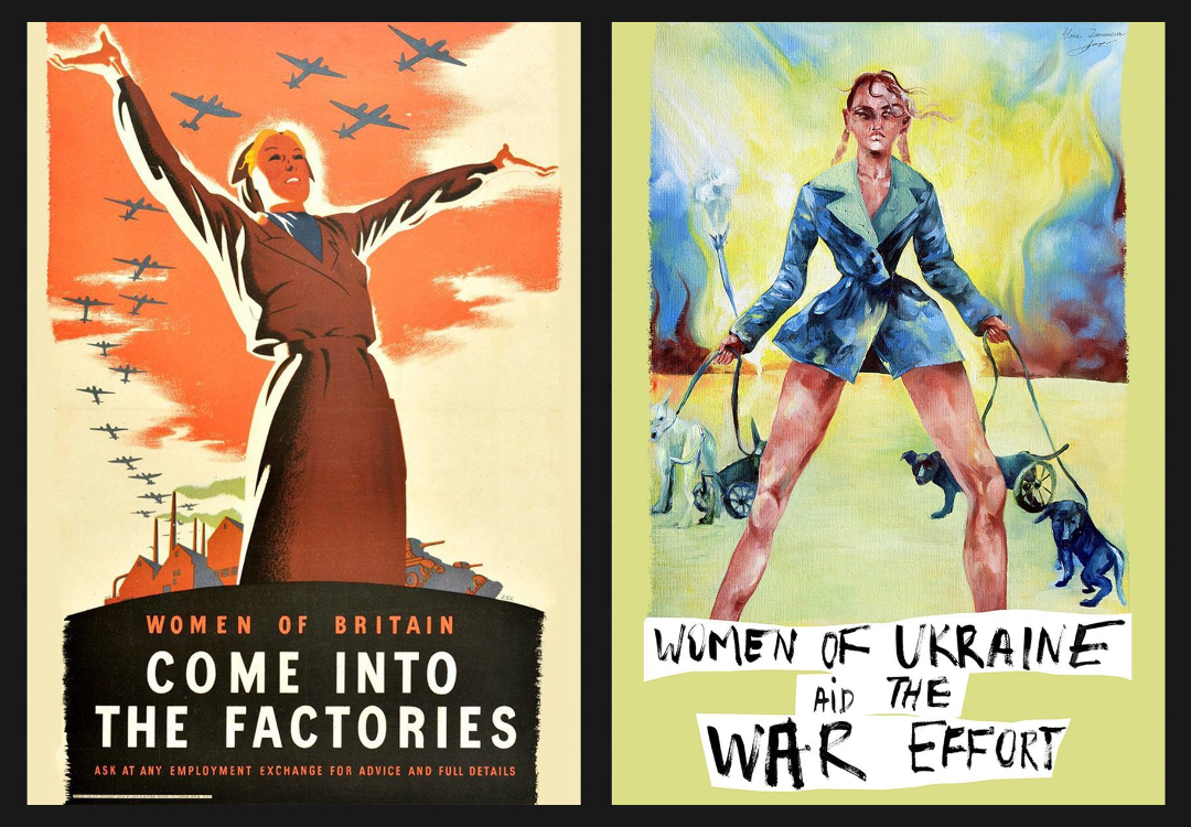 Ukrainian Artists Recreate World War II Posters To Portray The Current ...