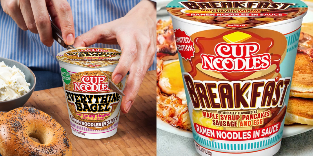 Cup Noodles Serves ‘Everything Bagel’ Flavor Alongside Your Pancake