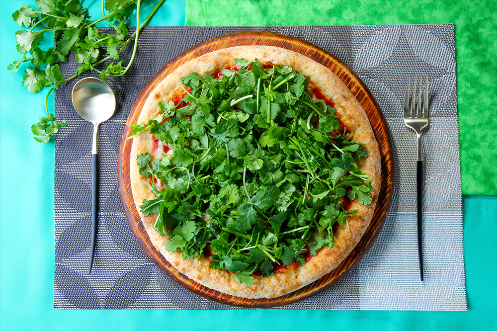 Pizza Hut Tempts—Or Taunts—With ‘Too Much Cilantro’ Pizza In Japan