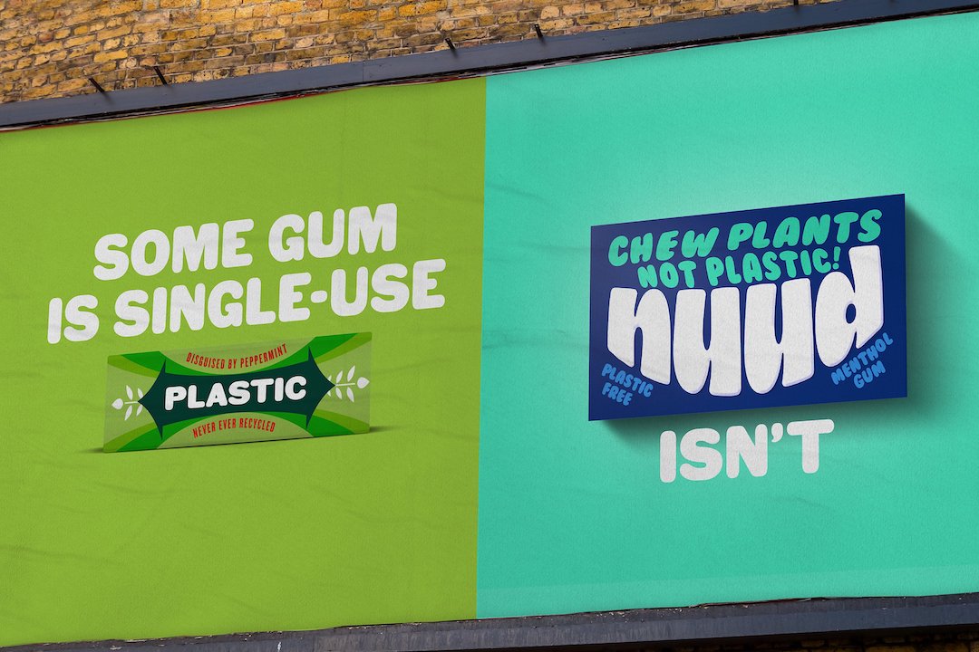 EcoFriendly Gum Puts Up Billboards To Call Out Popular Brands On