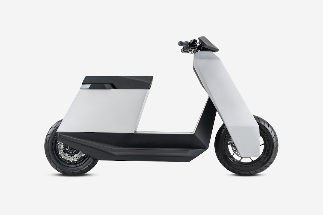 Un scooter eléctrico parecido al Cybertruck de Tesla