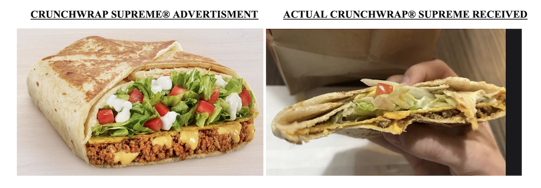 Taco Bell Faces Lawsuit For False Advertising Of Its Crunchwraps Mexican Pizzas