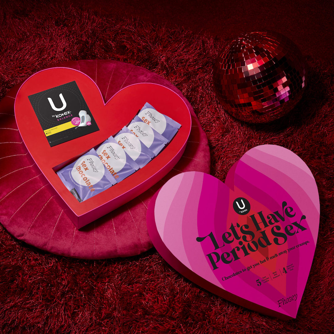 NSFW: Kotex Serves Up Chocolate Box To Make Period Intimacy A Red-Hot  Affair - DesignTAXI.com