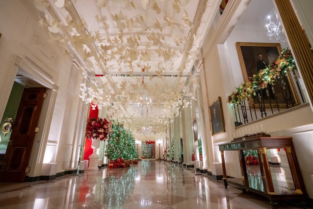 White House Unveils 2024 Holiday Decor Celebrating ‘A Season Of Peace