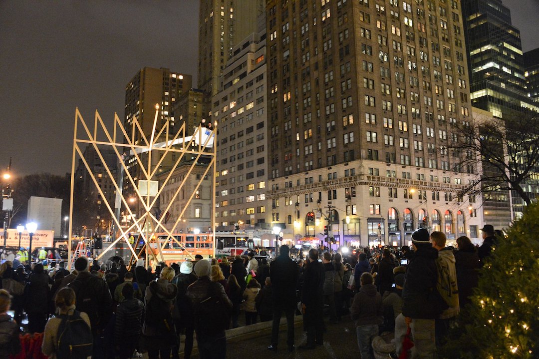 World’s Largest Menorah Lights Up New York City To Mark Start Of Hanukkah