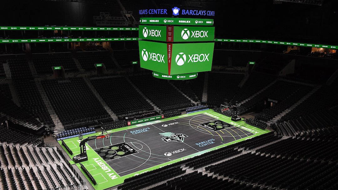 Xbox Builds Basketball Court Inspired By Its Video Game Console