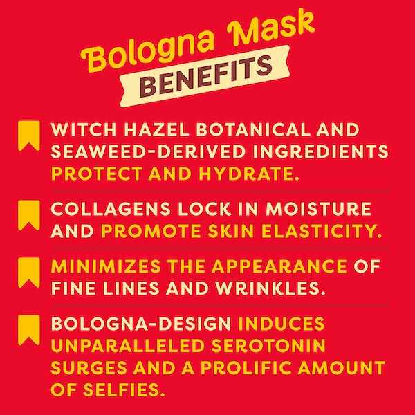 Oscar Mayer Sells Bologna Face Mask—Because Who Wouldn’t Want To Look ...