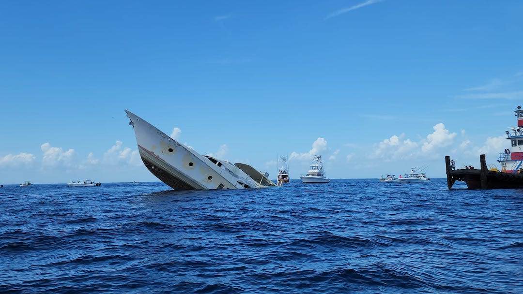 Superyacht Finds New Purpose As An Artificial Reef Off Florida’s Coast ...