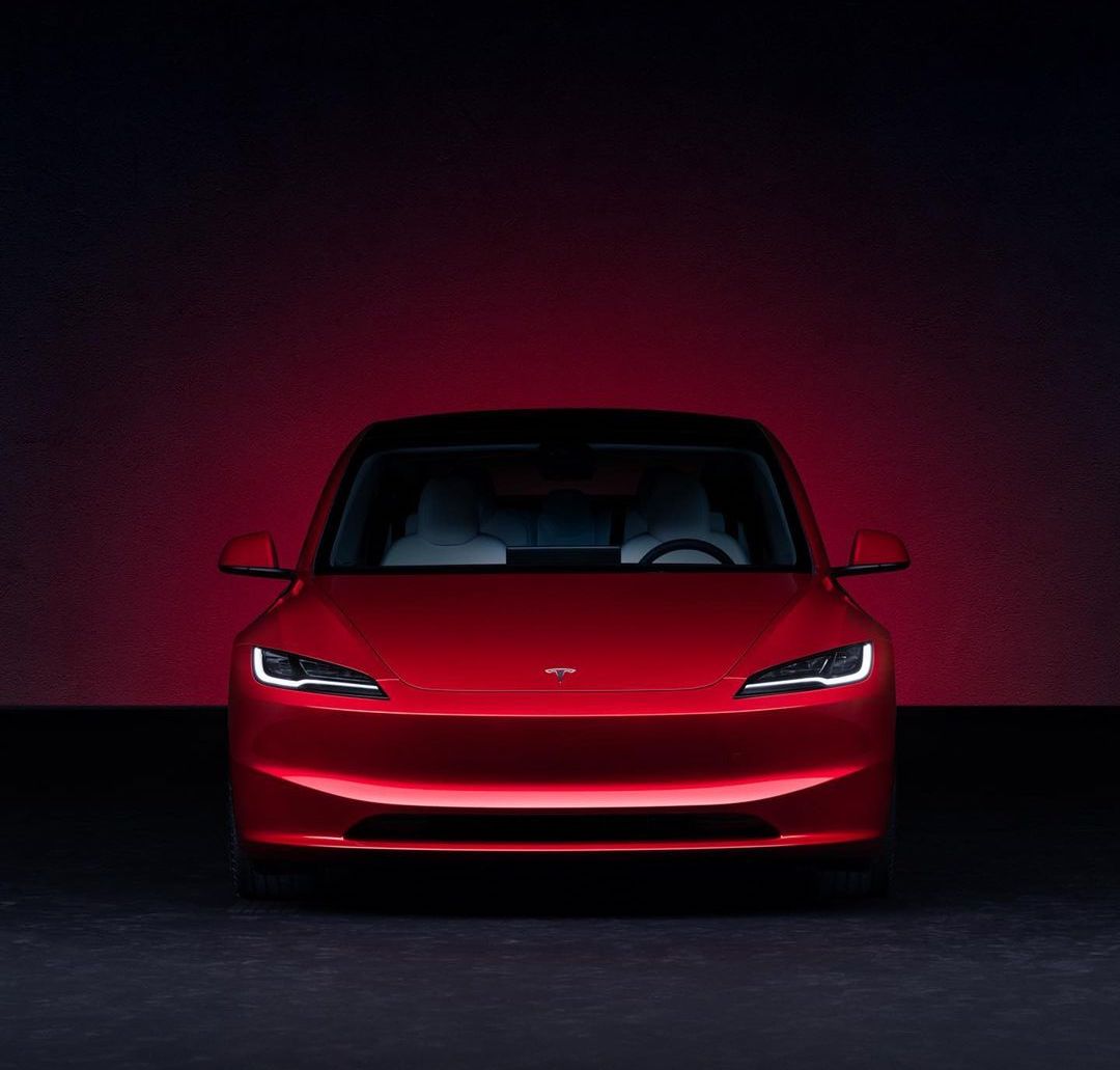 Las ruedas del Tesla en el Model 3 rediseñado para 2024