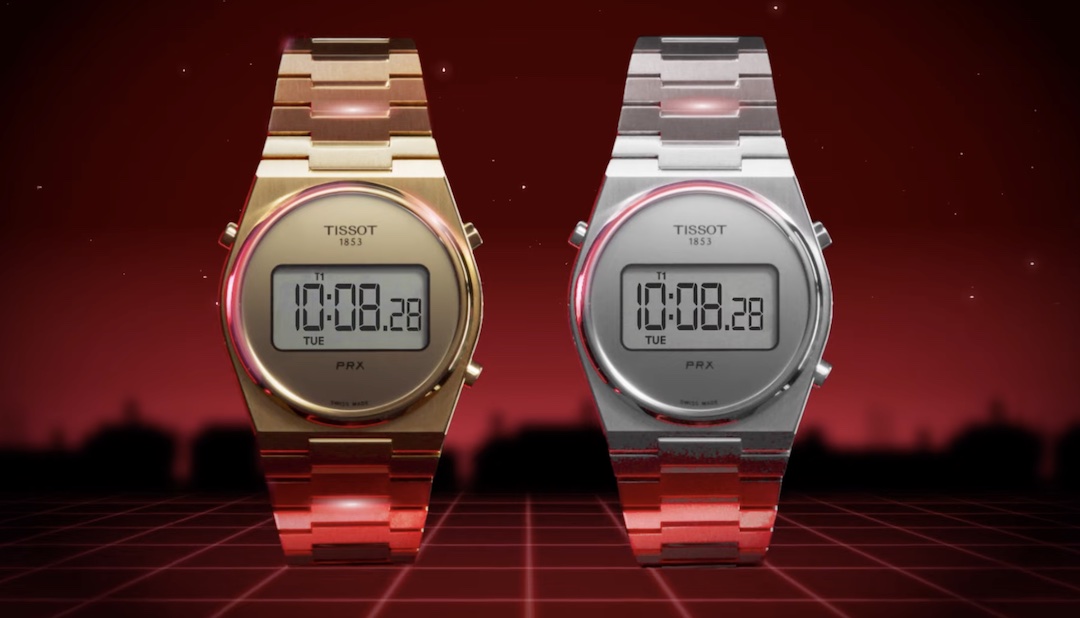Tissot Makes A Funky Tribute To 70s Aesthetic With Retro Digital Watch ...