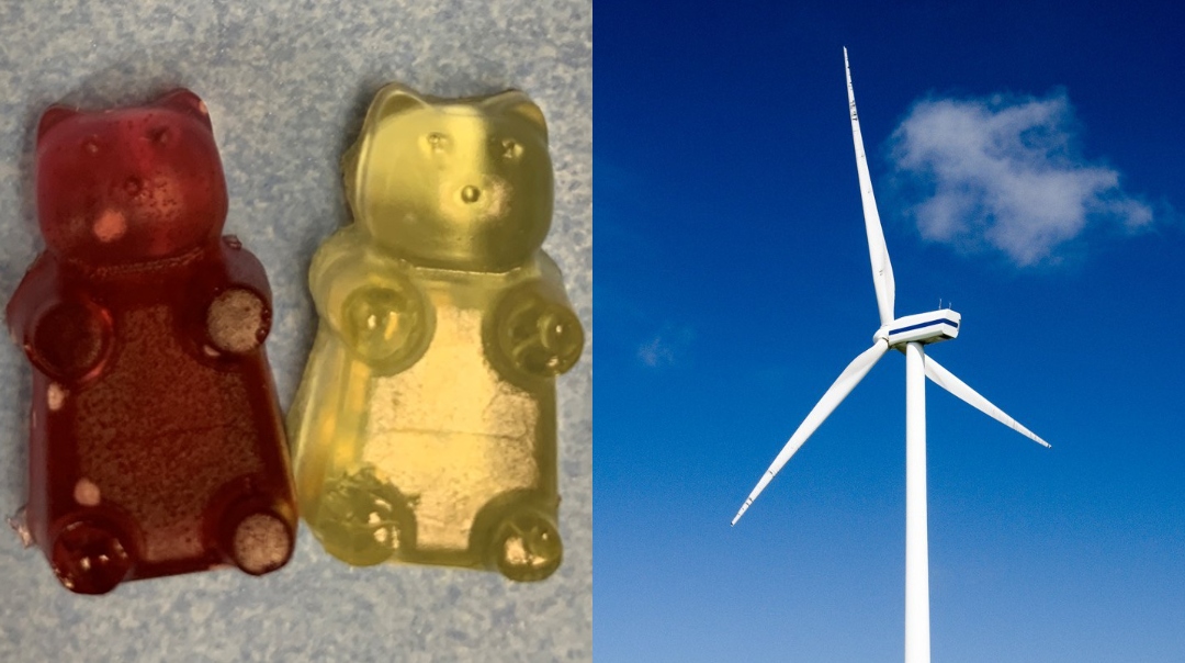 After Use, Wind Turbine Blades Can Be Recycled Into… Gummy Bears